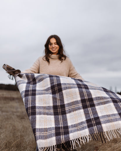 Recycled Wool Blanket - Karapiro