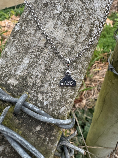 Cattle Tag Necklace